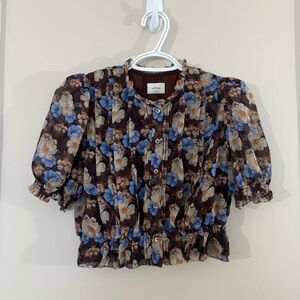 WILFRED ARITZIA WOMEN CROPPED TOP SIZE XS